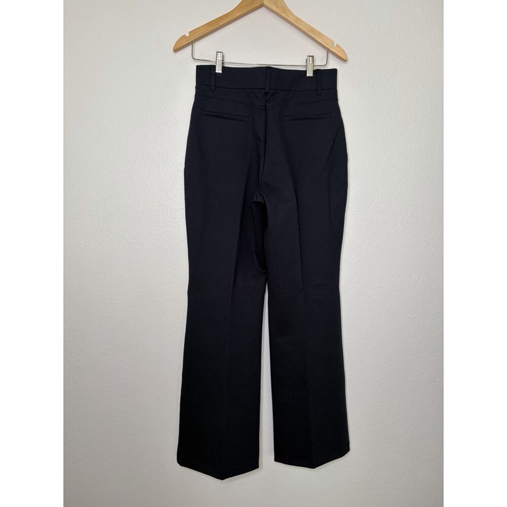 NWT Quince Ultra Stretch Ponte Flare Leg Pant in Navy Minimalist Chic - Picture 3 of 3